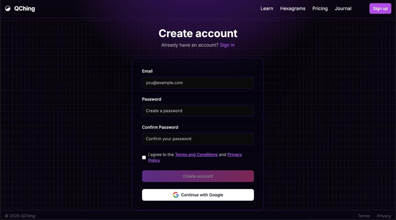 qching.ai authentication